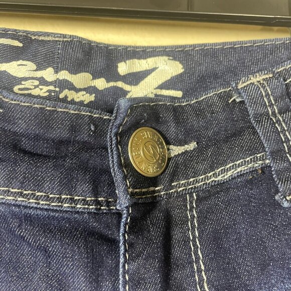 Seven Women's Baby Boot Cut Jeans Studded Pockets Low Rise Size: 30 - Picture 3 of 7